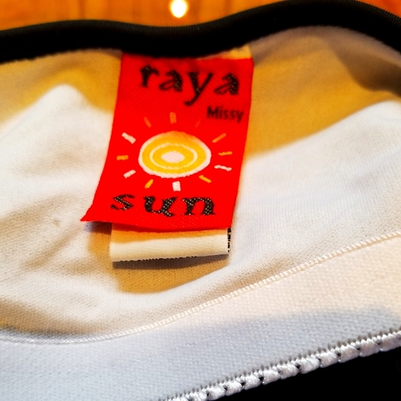 Raya Sun 2 Piece Missy Size 10 Black Tankini - Picture 7 of 12